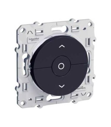 interrupteur Anthracite, 3 boutons montée/descente/stop pour volets-roulants Schneider Electric Odace