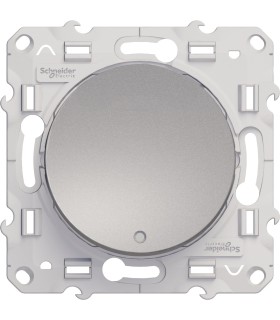 Poussoir Lumineux Odace Schneider Electric  Alu