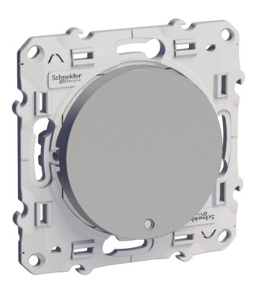 Poussoir Lumineux Odace Schneider Electric  Alu