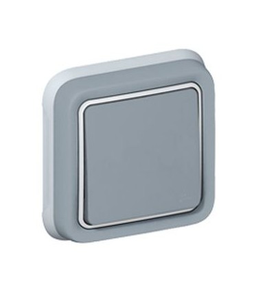 Interrupteur Va et Vient Legrand Plexo Gris Encastré IP55 10 AX - 250 V