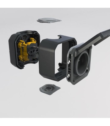 Prise de courant 2P+T Plexo composable anthracite / Legrand