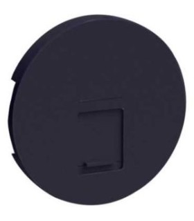 enjoliveur seul prise RJ45 simple Schneider Electric Odace anthracite