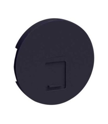 enjoliveur seul prise RJ45 simple Schneider Electric Odace anthracite