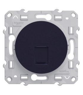 Prise RJ45 Anthracite, grade 3 (multimédia) cat. 6A STP (longue distance) Schneider Electric Odace