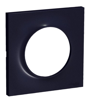 Plaque Odace Styl Anthracite 1 poste Schneider Electric