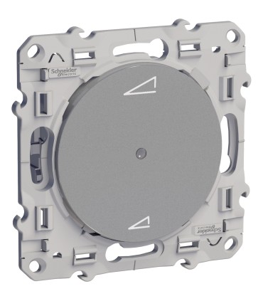 Variateur Universel à poussoir Schneider Electric Odace PuschLink Alu