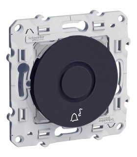 Sonnette électronique Anthracite, 5 tonalités, 230 V Schneider Electric Odace