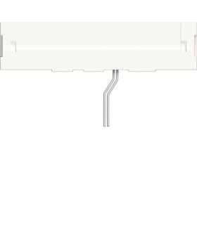 Bloc lumineux pour Plaque 1 Poste Porte étiquette Schneider Electric Odace Styl Pratic Blanc