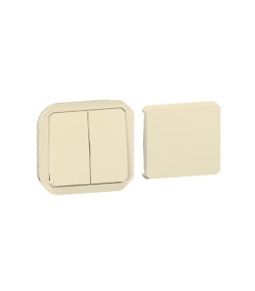 Transformeur réversible Plexo composable sable / Legrand