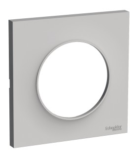 Plaque Odace Styl 1 poste Schneider Electric Couleur Sable (Pantone 429C)