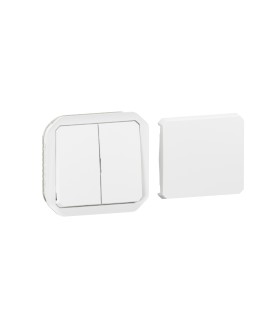 Transformeur réversible Plexo composable blanc / Legrand