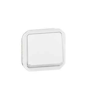 Interrupteur ou va-et-vient lumineux 10AX 250V Plexo composable blanc / Legrand