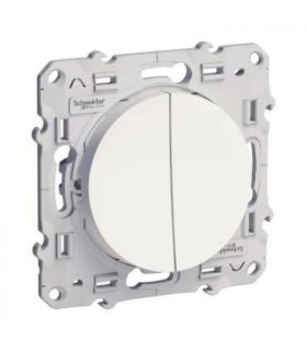 Odace, double va-et-vient Blanc, connexion rapide, à griffes