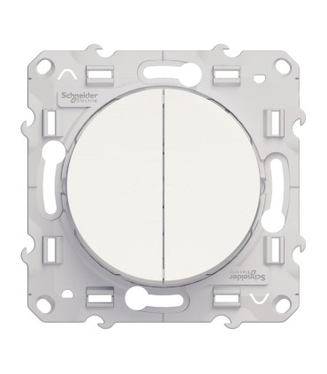 Odace, double va-et-vient Blanc, connexion rapide, à griffes