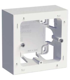 Boite Saillie 1 Poste Schneider Electric Odace Styl blanc