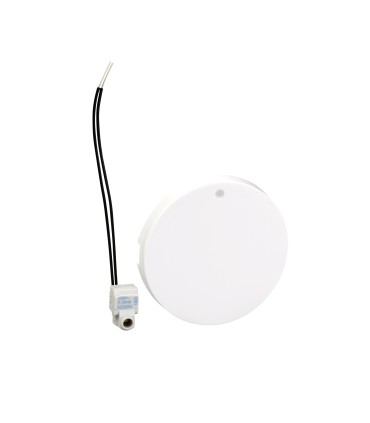 Enjoliveur blanc complet + 1 LED Bleu Schneider Electric Odace