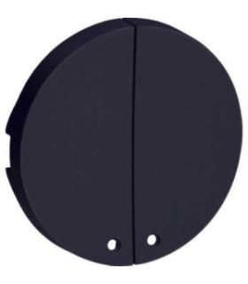 2 demi enjoliveurs Anthracite, livrés sans LED Schneider Electric Odace