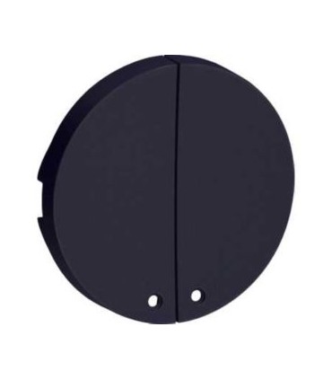 2 demi enjoliveurs Anthracite, livrés sans LED Schneider Electric Odace