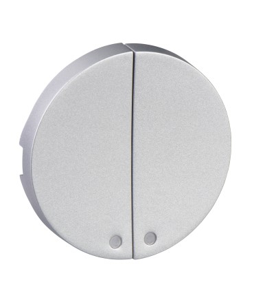 2 demi enjoliveurs Alu sans LED Schneider Electric Odace