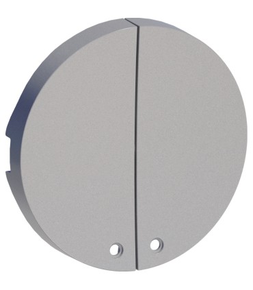 2 demi enjoliveurs Alu sans LED Schneider Electric Odace