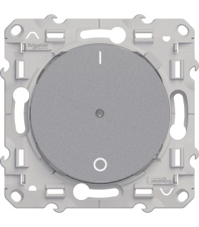 Interrupteur électronique 2 fils 2W Domotique Alu Schneider Electric Odace +