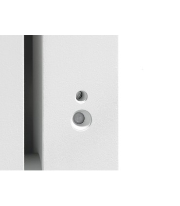 Radiateur à chaleur douce Mythik horizontal aluminium satiné 1000W