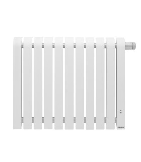 Mythik Radiateur Chaleur douce horizontal blanc granit 1500W