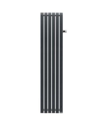 Mythik Radiateur Chaleur douce  vertical gris ardoise 1500W