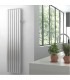 Mythik Radiateur Chaleur douce  vertical aluminium satiné 1250W