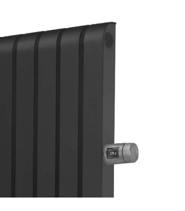 Mythik Radiateur Chaleur douce vertical gris ardoise 1250W