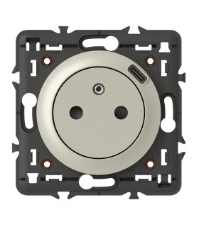 Prise Surface Céliane avec chargeur Type-C finition titane