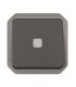 Interrupteur temporisé lumineux Plexo composable anthracite / Legrand