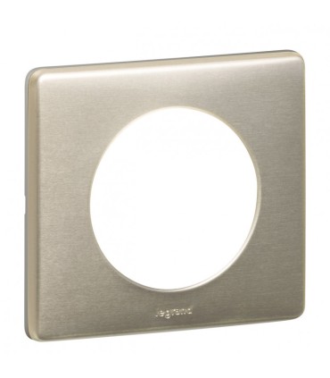 Plaque Céliane Métal Titane 1 poste