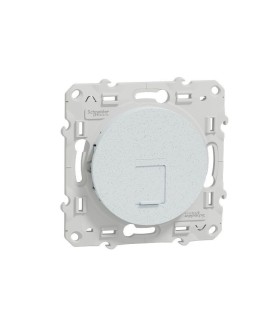 Prise RJ45 Blanc Recyclé Odace, grade 3 (multimédia) cat. 6 STP