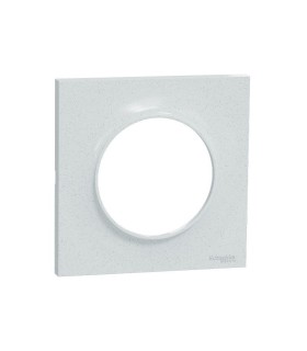 Odace Styl, plaque Blanc Recyclé 1 poste
