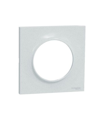 Odace Styl, plaque Blanc Recyclé 1 poste