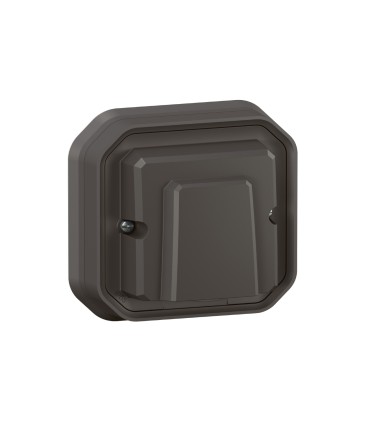 Sortie de câble 20A avec bornier Plexo complet encastré anthracite / Legrand