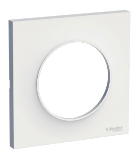 Pack 100 Plaques Blanc 1 Poste Odace Schneider Electric