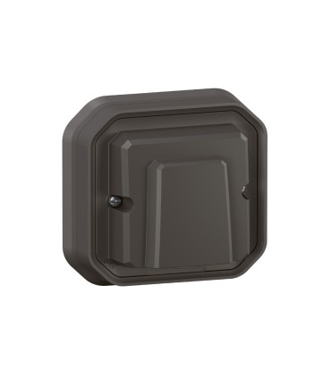 Sortie de câble 16A Plexo complet encastré anthracite / Legrand