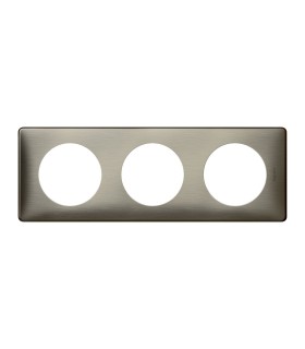 Plaque Céliane Métal Tungstène 3 postes