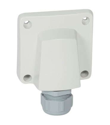 Sortie de câble 20A - 32A Plexo complet encastré gris / Legrand