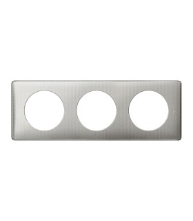 Plaque Céliane Métal Alu Snake 3 postes