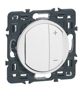 Interrupteur variateur Céliane 300W Blanc