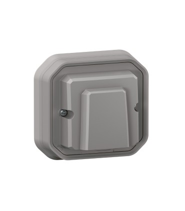 Sortie de câble 16A Plexo complet encastré gris / Legrand