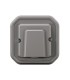 Sortie de câble 16A Plexo complet encastré gris / Legrand