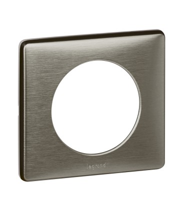 PLAQUE 1 POSTE Legrand Céliane Métal -TUNGSTENE