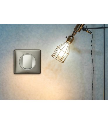 PLAQUE 1 POSTE Legrand Céliane Métal -TUNGSTENE