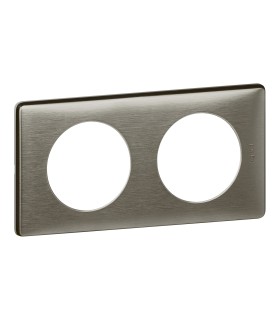 PLAQUE 2 POSTES TUNGSTENE - Legrand