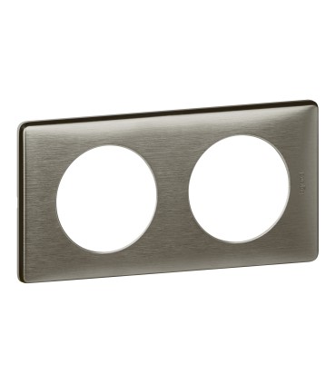 PLAQUE 2 POSTES TUNGSTENE - Legrand