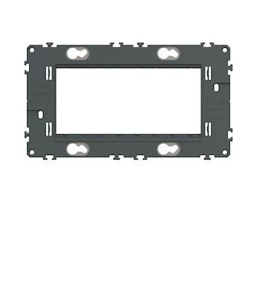 Support Gallery Hager 4 modules entraxe 57mm